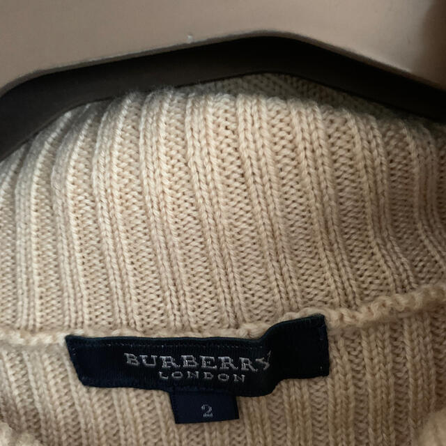 BURBERRY(バーバリー)のバーバリー　BURBERRY セーター　ニット　ノースリーブ　ベージュ レディースのトップス(ニット/セーター)の商品写真