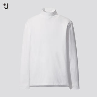ユニクロ(UNIQLO)のスーピマコットン モックネックＴ （長袖）(Tシャツ/カットソー(七分/長袖))