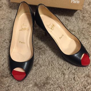 クリスチャンルブタン(Christian Louboutin)のルブタン オープントゥパンプス 36(ハイヒール/パンプス)