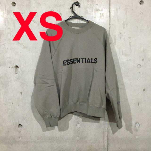 FEAR OF GOD(フィアオブゴッド)の★FOG ESSENTIALS★ クルーネック トレーナー チャコール［XS］ メンズのトップス(スウェット)の商品写真