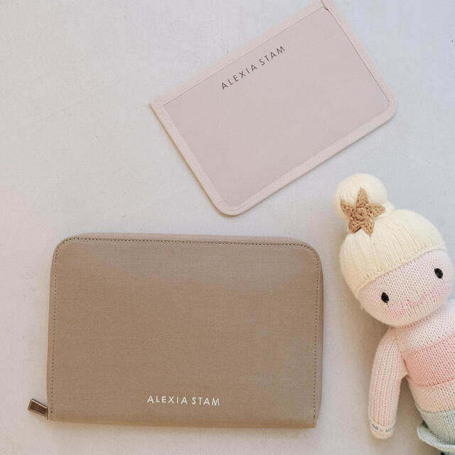 ALEXIA STAM(アリシアスタン)のALEXIA STAM  Logo Multi Case Brown レディースのファッション小物(財布)の商品写真