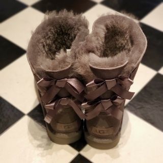 アグ(UGG)の【 箱なし】UGG Australia Bailey BowⅡ グレー 24cm(ブーツ)