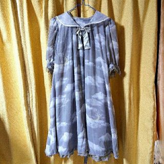 アンジェリックプリティー(Angelic Pretty)のangelic pretty misty sky セーラーOP(ひざ丈ワンピース)