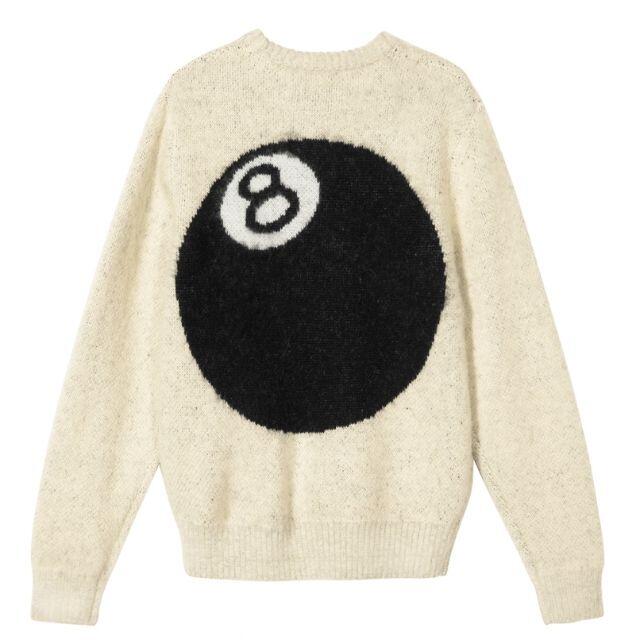 STUSSY(ステューシー)のXL stussy 8 ball mohair sweater モヘア セーター メンズのトップス(ニット/セーター)の商品写真