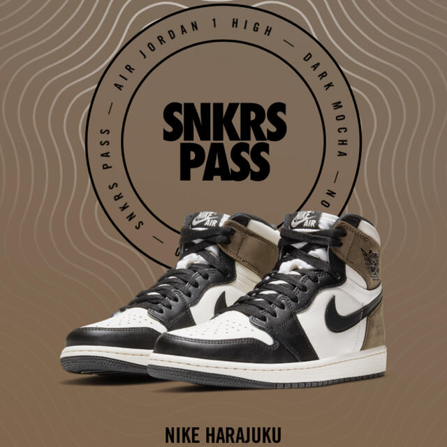 靴/シューズ即日発送可能　NIKE AIR JORDAN 1 DARK MOCHA 28cm