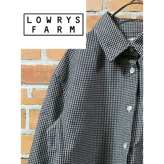 LOWRYS FARM(ローリーズファーム)の【お洒落】LOWRYS FARM ローリーズファーム☆ギンガムチェックシャツ レディースのトップス(シャツ/ブラウス(長袖/七分))の商品写真