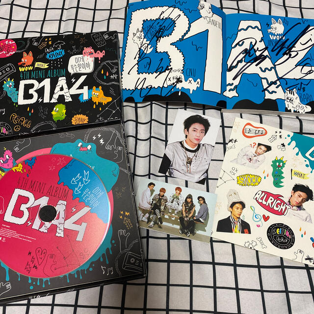 B1A4(ビーワンエーフォー)のB1A4 4thミニアルバム イゲムスンイリヤ サイン入り エンタメ/ホビーのCD(K-POP/アジア)の商品写真