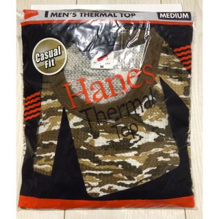 ヘインズ(Hanes)の新品　ヘインズサーマルロンT カモ柄(Tシャツ/カットソー(七分/長袖))