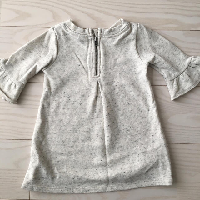 babyGAP(ベビーギャップ)のbabygap スウェットワンピース キッズ/ベビー/マタニティのキッズ服女の子用(90cm~)(ワンピース)の商品写真