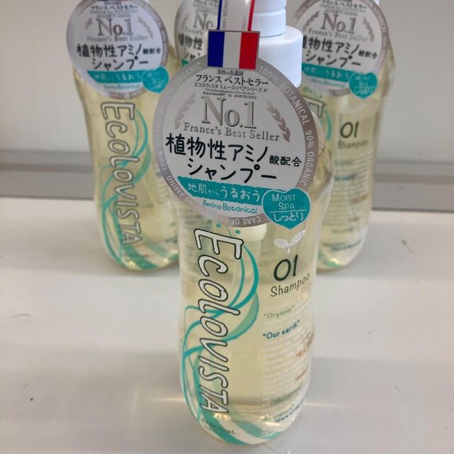 新品12本セット エコロヴィスタ モイストスパ シャンプー 500ml 1箱