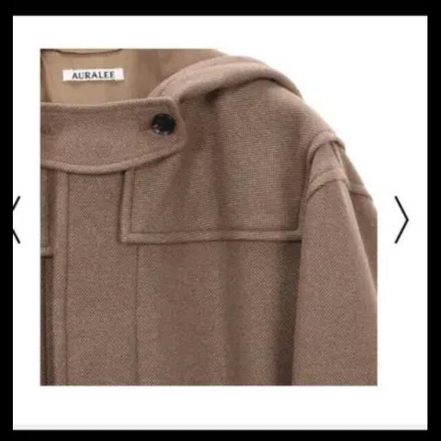 AULAREE / WOOL SILK MELTON DUFFLE COAT レディースのジャケット/アウター(ダッフルコート)の商品写真