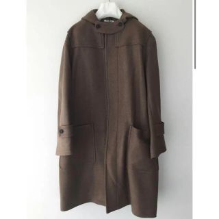 AULAREE / WOOL SILK MELTON DUFFLE COAT(ダッフルコート)