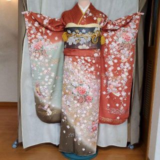 やぶぶ様専用　振り袖⑧、長襦袢、袋帯、小物セット(振袖)