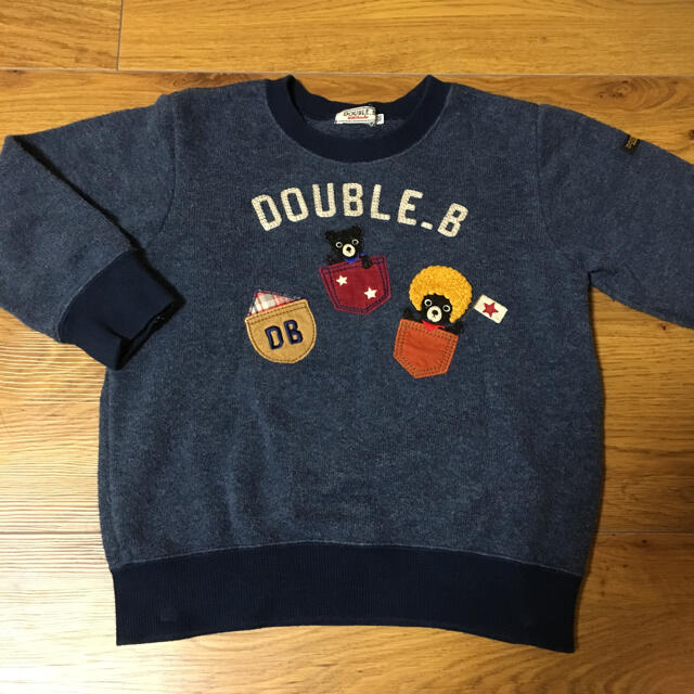 DOUBLE.B(ダブルビー)のdouble・bトレーナー キッズ/ベビー/マタニティのキッズ服男の子用(90cm~)(その他)の商品写真