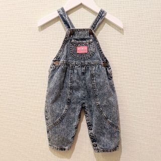 オシュコシュ(OshKosh)のVINTAGE OSHKOSH オーバーオール ピンクタグ(ロンパース)