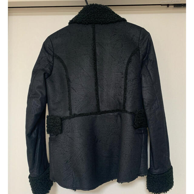 クリーニング済　SLY レザージャケット　ムートン　シープスキン レディースのジャケット/アウター(ライダースジャケット)の商品写真
