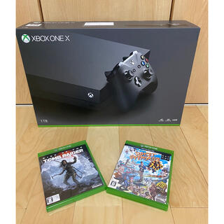 エックスボックス(Xbox)のXbox One X 本体 おまけ付き(家庭用ゲーム機本体)