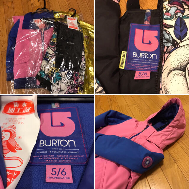 BURTON(バートン)の★お値下★Burton snowウエア　キッズ キッズ/ベビー/マタニティのキッズ服女の子用(90cm~)(その他)の商品写真