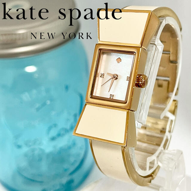 kate spade new york(ケイトスペードニューヨーク)の153 ケイトスペード時計　レディース腕時計　新品電池　ケイトスペイド　3ダイヤ レディースのファッション小物(腕時計)の商品写真
