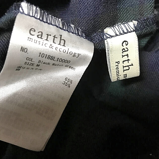 earth music & ecology(アースミュージックアンドエコロジー)のアースミュージックアンドエコロジータータンチェックフレアスカート緑 レディースのスカート(ひざ丈スカート)の商品写真