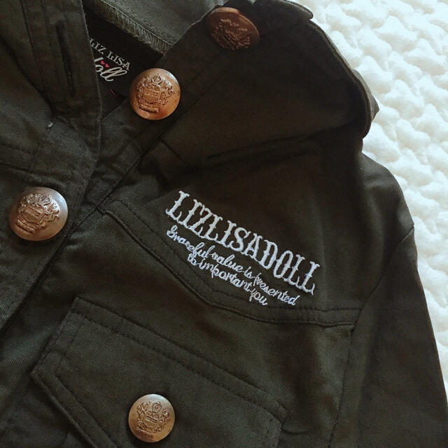 LIZ LISA doll(リズリサドール)のミリタリーシャツ ジャケット LIZLISAdoll レディースのジャケット/アウター(ミリタリージャケット)の商品写真