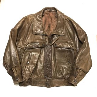 ジョンローレンスサリバン(JOHN LAWRENCE SULLIVAN)のVINTAGE EX-Soft Lamb Leather BOX-Blouson(レザージャケット)