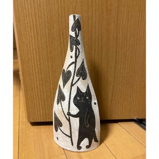 再追加販売 鹿児島睦 ねこ 花器 - 花瓶