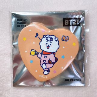 ボウダンショウネンダン(防弾少年団(BTS))の即購入⭕【RJ】BTS BT21 コラボカフェ 缶バッジ ジン(キャラクターグッズ)