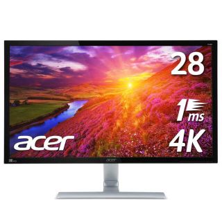 エイサー(Acer)の【値下げ中】Acer 4K モニター ディスプレイ 28インチ (ディスプレイ)