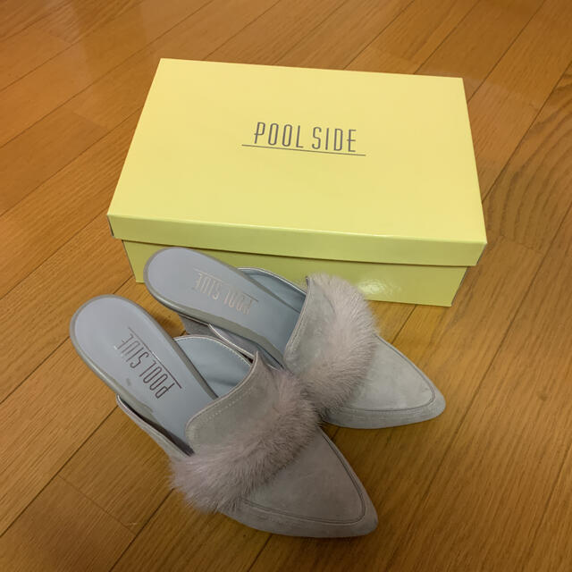 POOL SIDE(プールサイド)のプールサイド♡ミンクファーブーツサンダル レディースの靴/シューズ(ハイヒール/パンプス)の商品写真