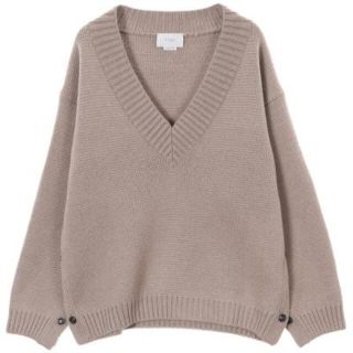 サンシー(SUNSEA)のYOKE 19AW 5G MILANO RIB V-NECK KNIT ニット(ニット/セーター)