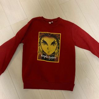 ジーユー(GU)のGU 鬼滅の刃　煉獄杏寿郎　プルオーバー　150(Tシャツ/カットソー)