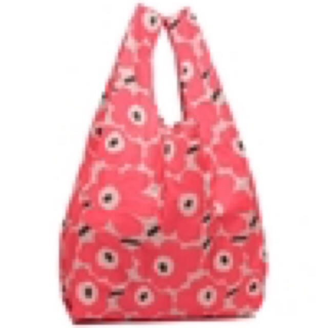 marimekko(マリメッコ)の🧡⬜️新品 マリメッコmarimekko ウニッコ スマートバッグ エコバッグ レディースのバッグ(エコバッグ)の商品写真