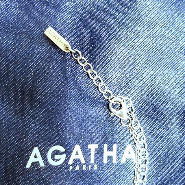 AGATHA(アガタ)のAGATHA(アガタ) ラインストーンシルバー　ネックレス レディースのアクセサリー(ネックレス)の商品写真