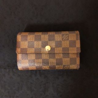 ルイヴィトン(LOUIS VUITTON)のルイ・ヴィトン　ダミエ　三つ折り財布　(財布)