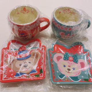 ダッフィー(ダッフィー)のディズニー クリスマス ダッフィー スーベニア セット 新品(食器)