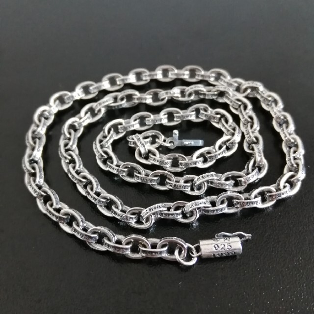 シルバー925 silver ペーパーチェーン ネックレス アクセサリー