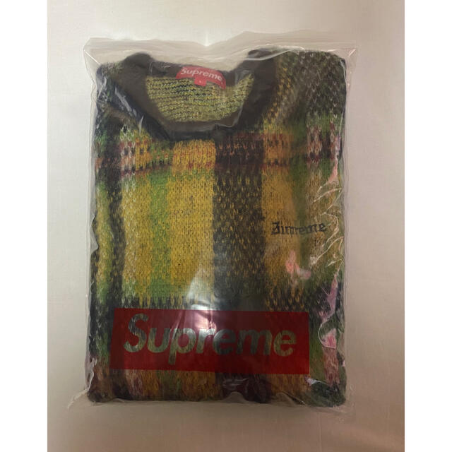 Supreme(シュプリーム)の 新品 supreme brushed plaid sweater モヘア メンズのトップス(ニット/セーター)の商品写真