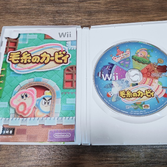 Wii(ウィー)の毛糸のカービィwii ゲームソフト エンタメ/ホビーのゲームソフト/ゲーム機本体(家庭用ゲームソフト)の商品写真