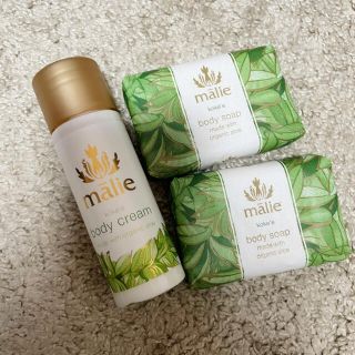 マリエオーガニクス(Malie Organics)のマリエオーガニクス ボディケア3点セット ホテルアメニティ(ボディソープ/石鹸)