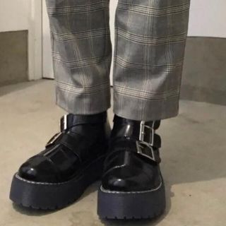 ドクターマーチン(Dr.Martens)の【めり様専用】アギネスティーン風三段ベルトブーツ(ブーツ)