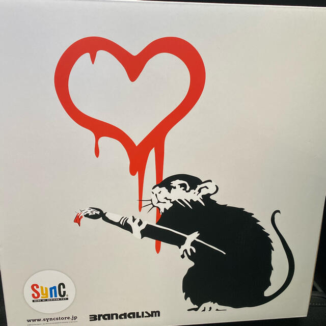 MEDICOM TOY(メディコムトイ)のBANKSY LOVE RAT バンクシー  ラブラット ハンドメイドのおもちゃ(フィギュア)の商品写真