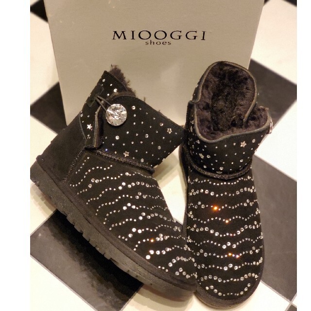 MIOOGGI デザインムートンブーツ スター レディースの靴/シューズ(ブーツ)の商品写真