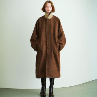 コモリ(COMOLI)のYOKE Reversible Knit Bal Collar Coat(ステンカラーコート)