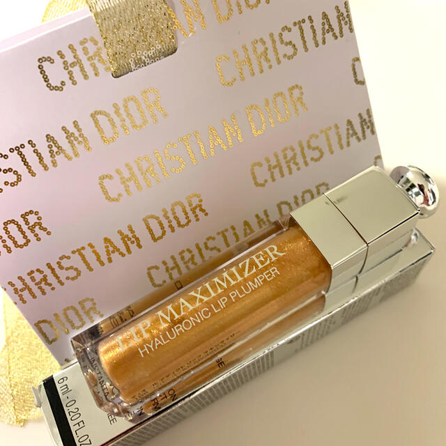 Dior(ディオール)のディオール クリスマス限定  リップマキシマイザー コッパーゴールド 新品未使用 コスメ/美容のベースメイク/化粧品(リップグロス)の商品写真