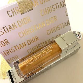 ディオール(Dior)のディオール クリスマス限定  リップマキシマイザー コッパーゴールド 新品未使用(リップグロス)