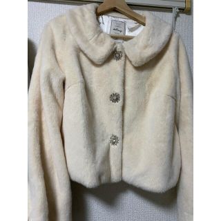 アンクルージュ(Ank Rouge)の美品　ショートコート(毛皮/ファーコート)