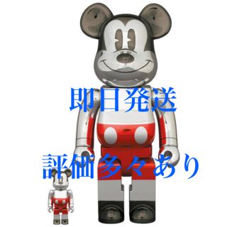 メディコムトイ(MEDICOM TOY)の★送料込★BE@RBRICK FUTURE MICKEY 100%&400%(その他)