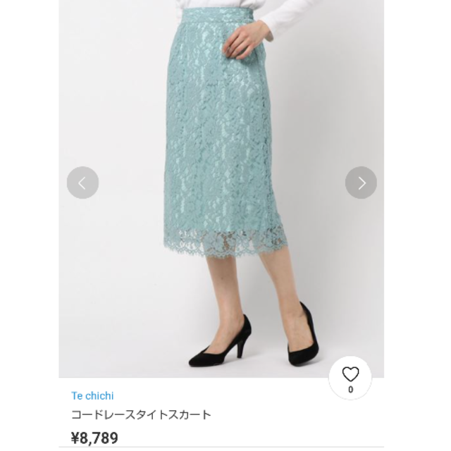 Techichi(テチチ)の美品✨レースタイトスカート レディースのスカート(ひざ丈スカート)の商品写真