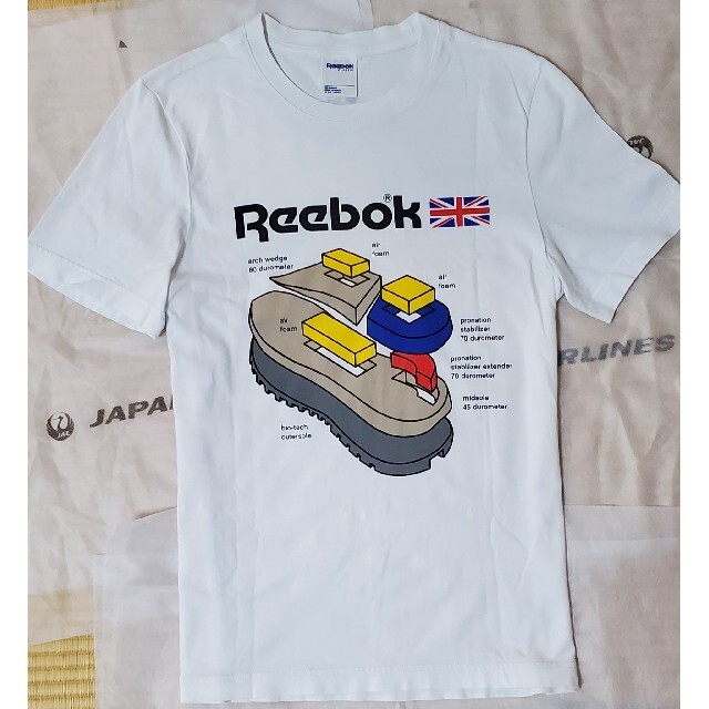 Reebok(リーボック)の《良品》リーボック/Reebok　デザインTシャツ（S） メンズのトップス(Tシャツ/カットソー(半袖/袖なし))の商品写真